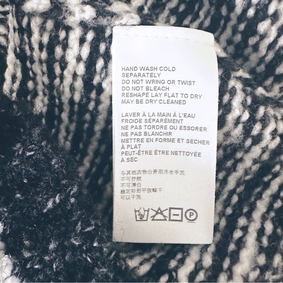 Anthropologie Linnea Striped Mock-neck Sweater Size XS Oversized - Picture 8 of 9